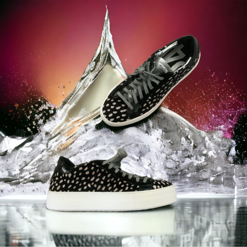Nib P448 John Calf Hair Sneakers Size 40 $315 View 2